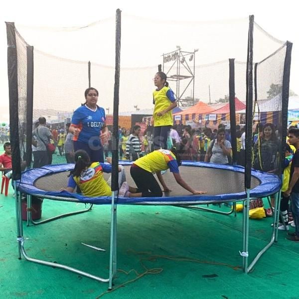 Jump into fun with a trampoline at your kids' birthday party