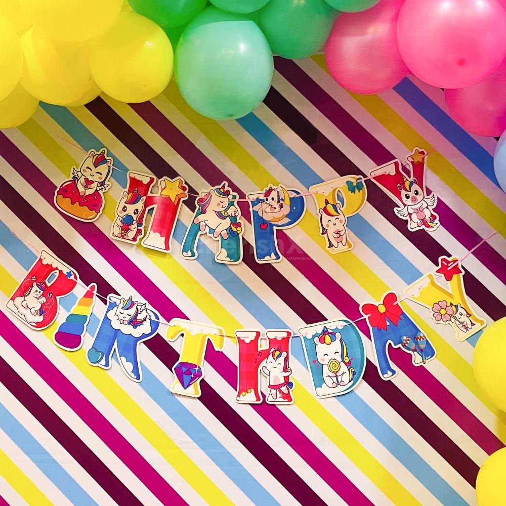 Unicorn Package Theme Decoration