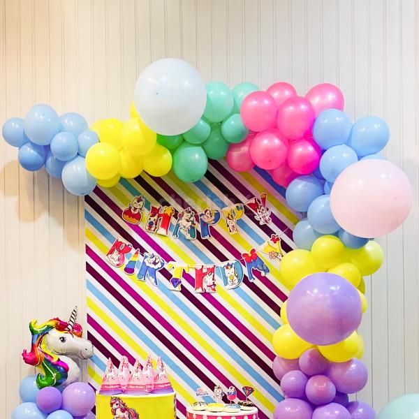 6*4ft Colorful Flex in Unicorn Theme