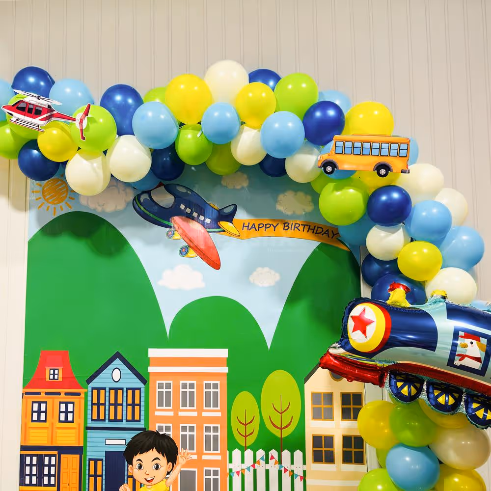 Engine Foil Used to Enhance The Transport Decor