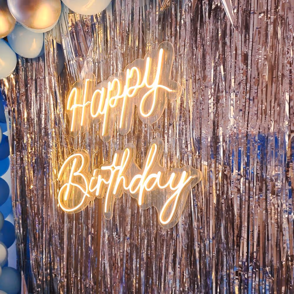 Silver Frill Curtains used to shimmery look