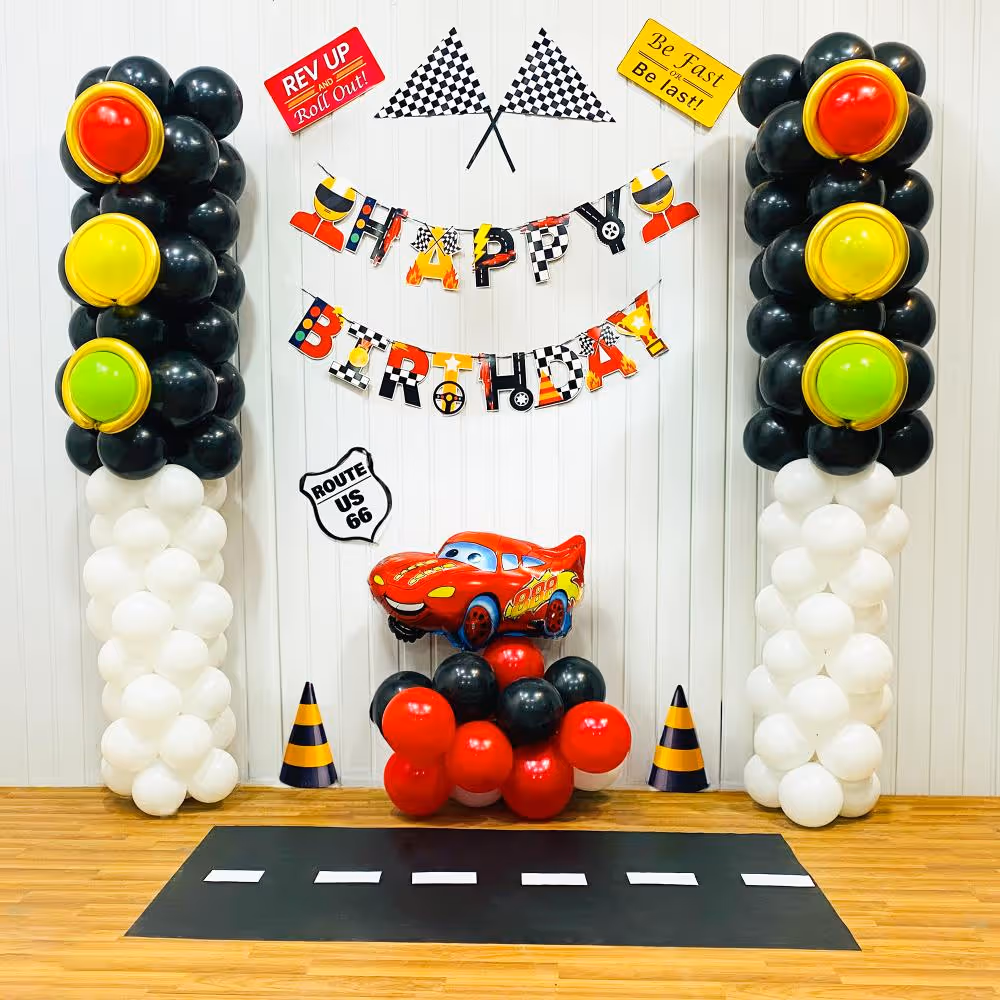 Racing Car Decor For Kid Birthday