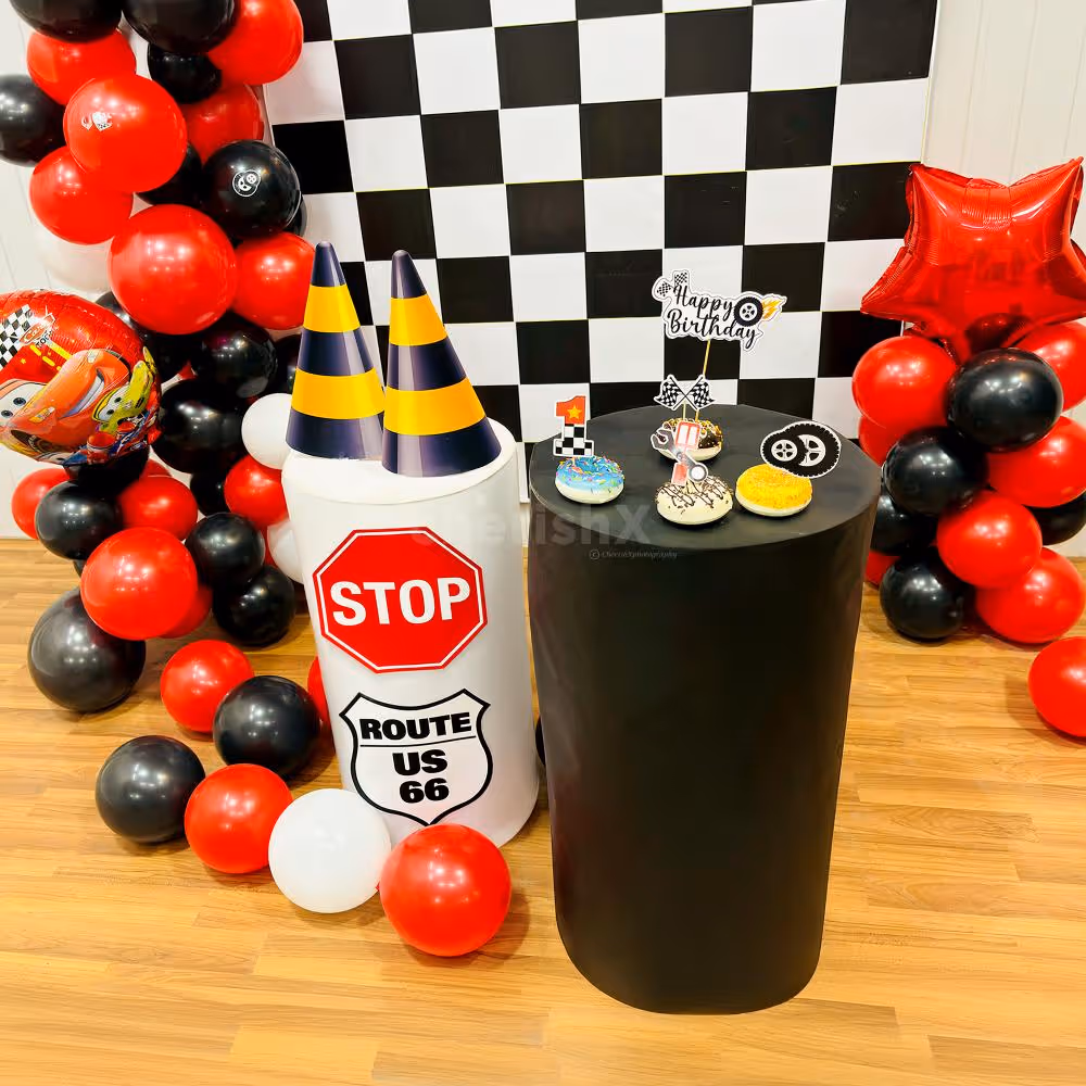 Car Theme 5 piece Set  for Kid Birthday Decor