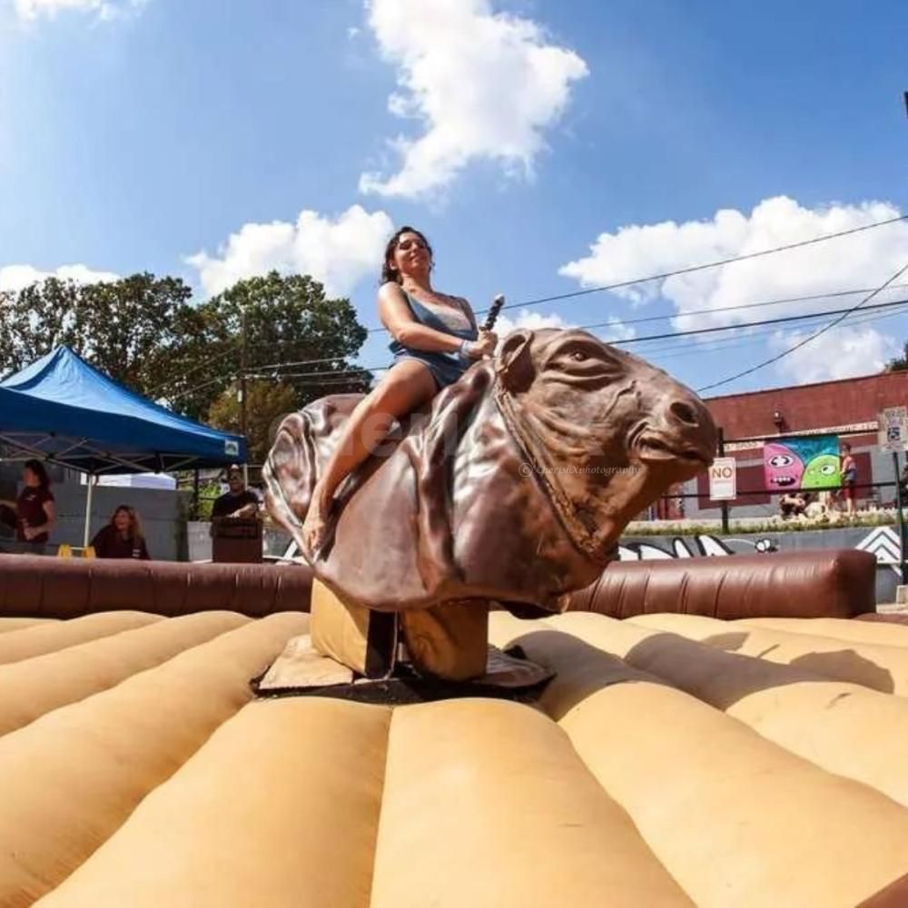 Hold on tight! Bull ride fun at your celebration