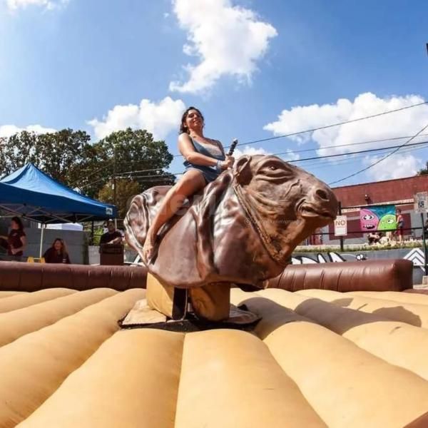 Hold on tight! Bull ride fun at your celebration