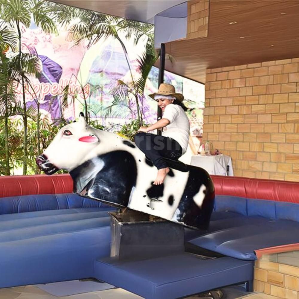 Bring the rodeo to your party with an exciting bull ride