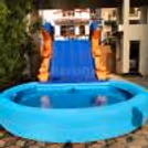 Bounce and splash: Pool bouncy fun at kids' parties