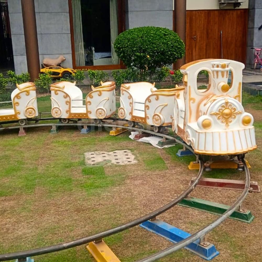 Ride the rails of excitement with an electric train at your kids' party