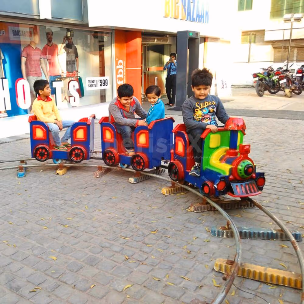 Hop on the electric train for endless fun at your child's party