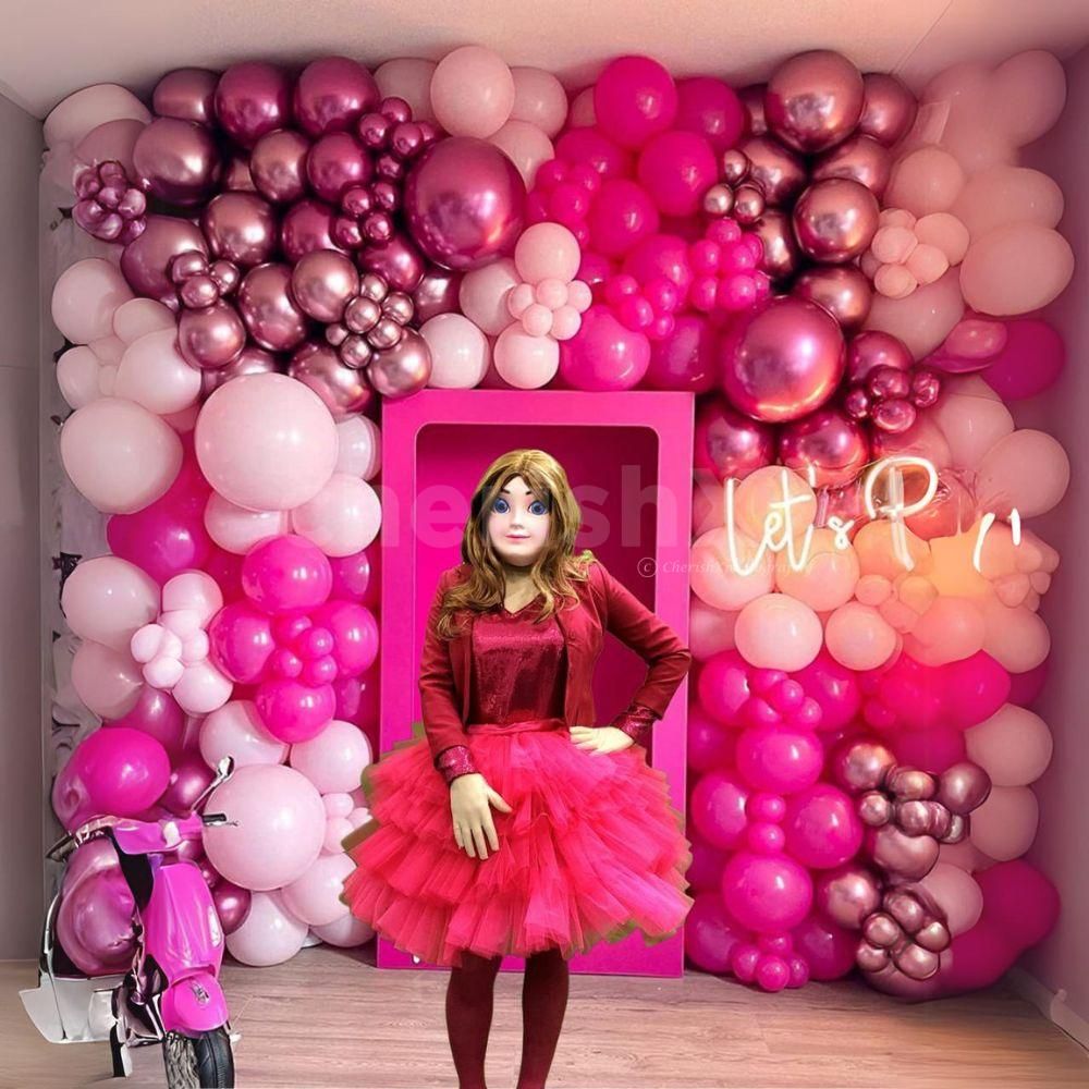 A live Barbie character making birthday dreams come true