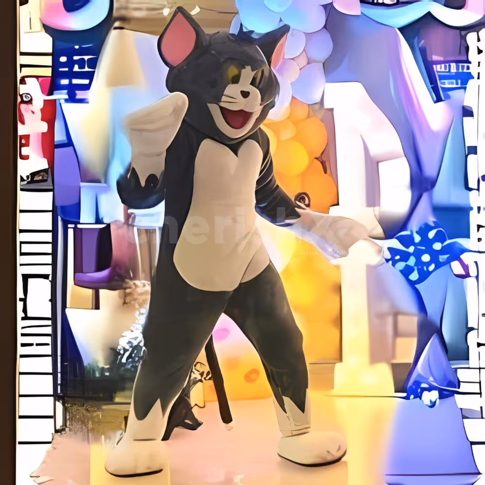 Tom adds a splash of classic cartoon fun to the birthday celebration