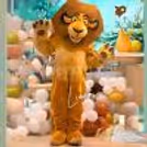 A majestic live Lion character bringing fun and adventure to the celebration