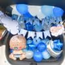 Welcome Baby Boy Car Boot Decor