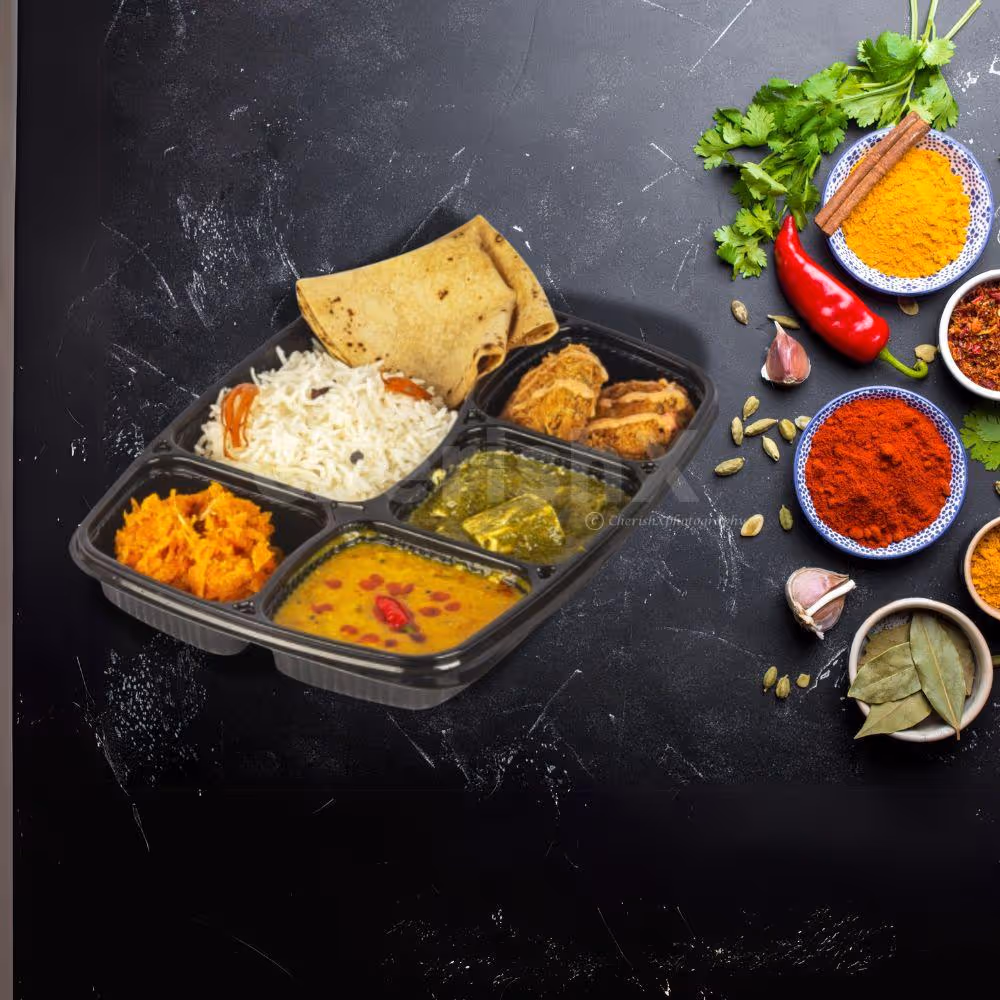 Perfectly packed with care, our Veg meal offers a delightful and nutritious experience