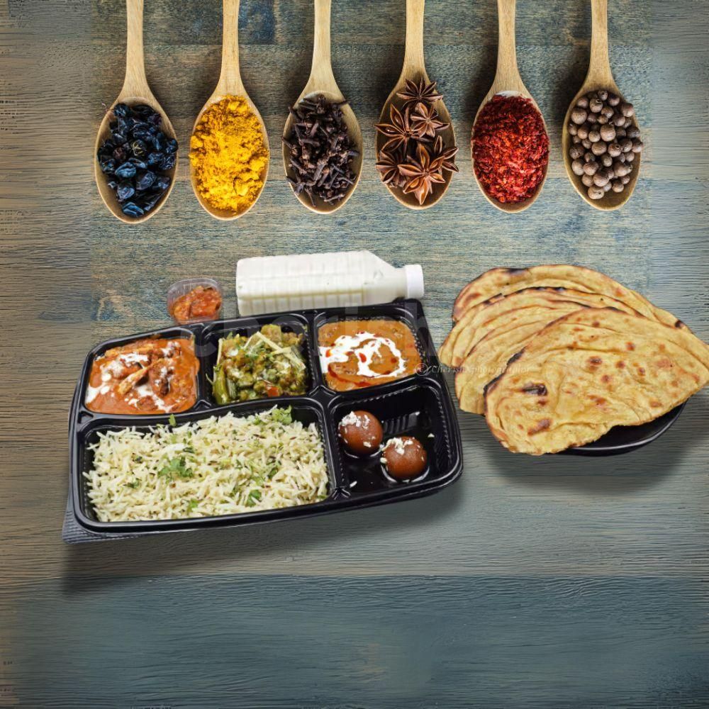 A feast in a box! Enjoy the rich and savory tastes of our Non Veg Packed Meal