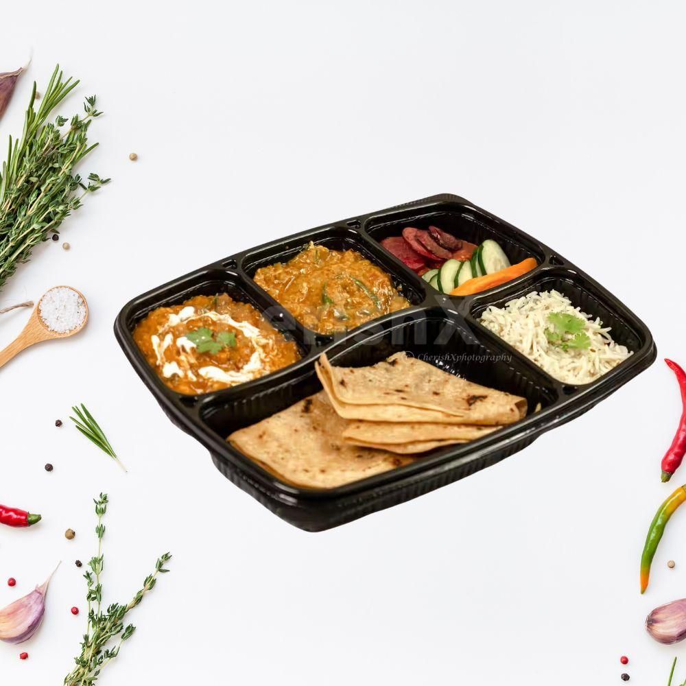 Indulge in a gourmet vegetarian meal on the go with our Veg Packed Meal from cherishX