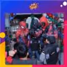 Venom entertaining and thrilling the children!
