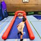 Striking Fun: Our inflatable bowling alley in action