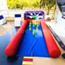 The Inflatable Feature Of The Bowling Alley Makes It Easy To Carry Along And Install At Any  Venue