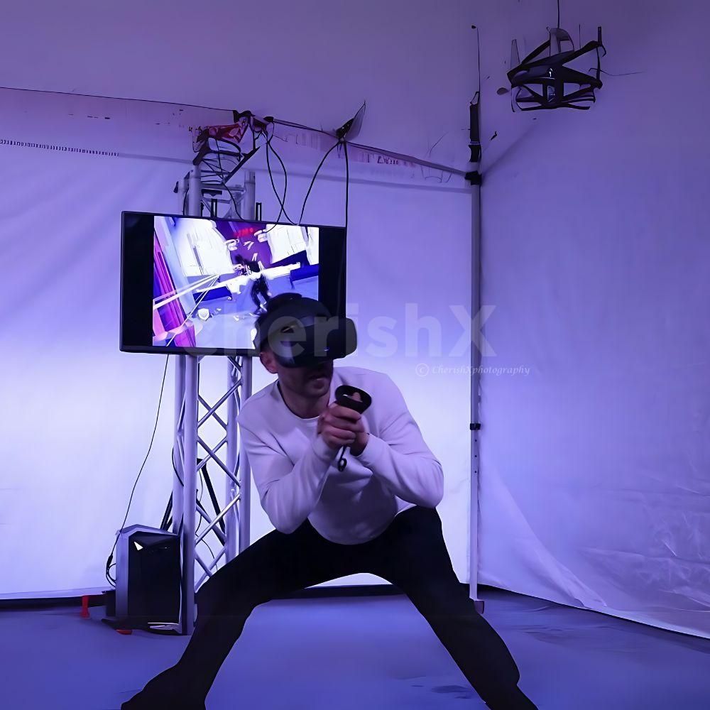 Immersive excitement: Our VR Game setup in action