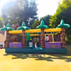 Kids having a blast in the Jungle Theme Bouncy – 20x24 ft of wild fun