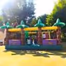 Kids having a blast in the Jungle Theme Bouncy – 20x24 ft of wild fun