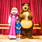 Celebrate with Masha and Bear at your child's party, featuring delightful decorations and activities that capture the magic of the show
