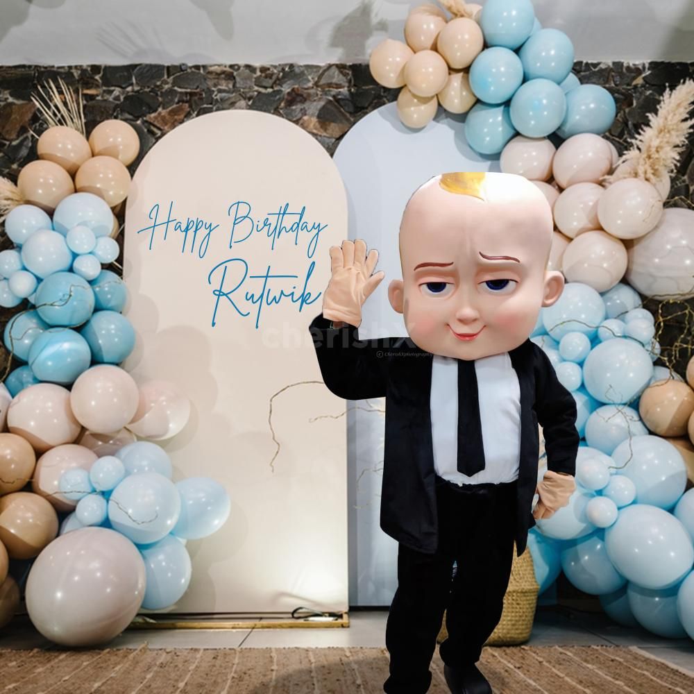 Give your child the executive treatment with a Boss Baby-themed party, featuring playful decorations and activities inspired by the hit movie.