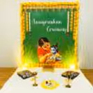 Annaprashan Decoration with Flowers and lights