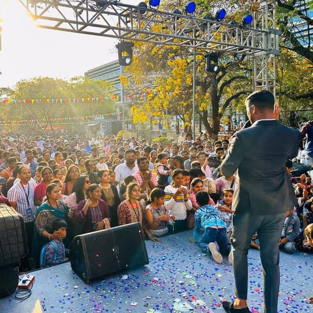 Charismatic and confident, keeping the party momentum strong