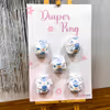 Diaper pong game ideas for baby shower
