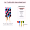 Pop the belly baby shower game inclusions chart