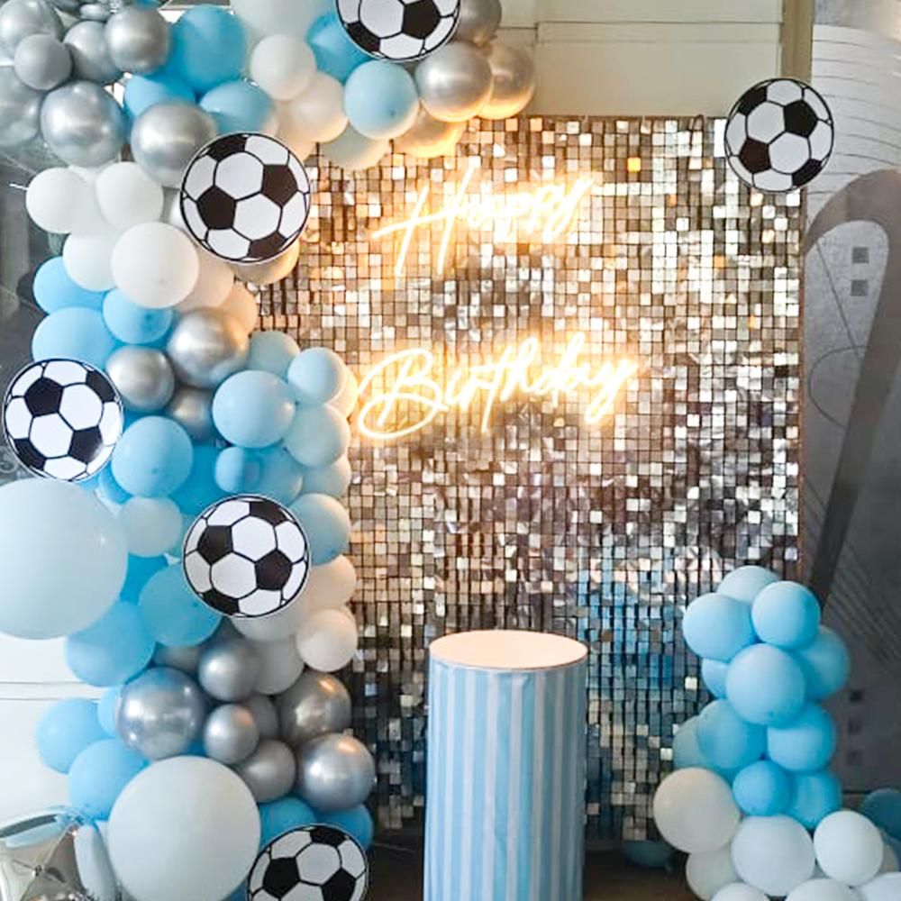 Birthday decoration with football theme