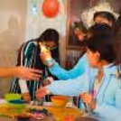 Kids exploring science with a Light Up Bottle project!