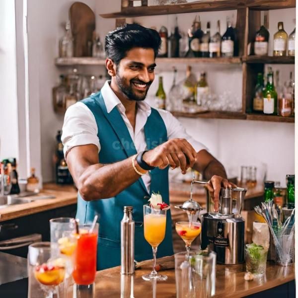 Enjoy unlimited drinks with expert mixing and service