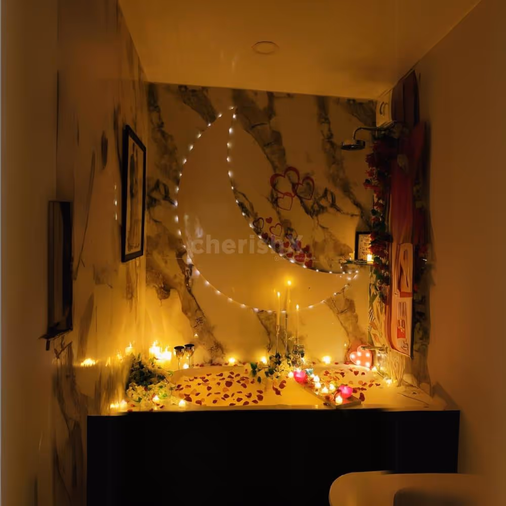 Capture the magic of your romantic evening with stunning photos