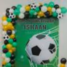 Football Theme with Metallic & Latex Balloons