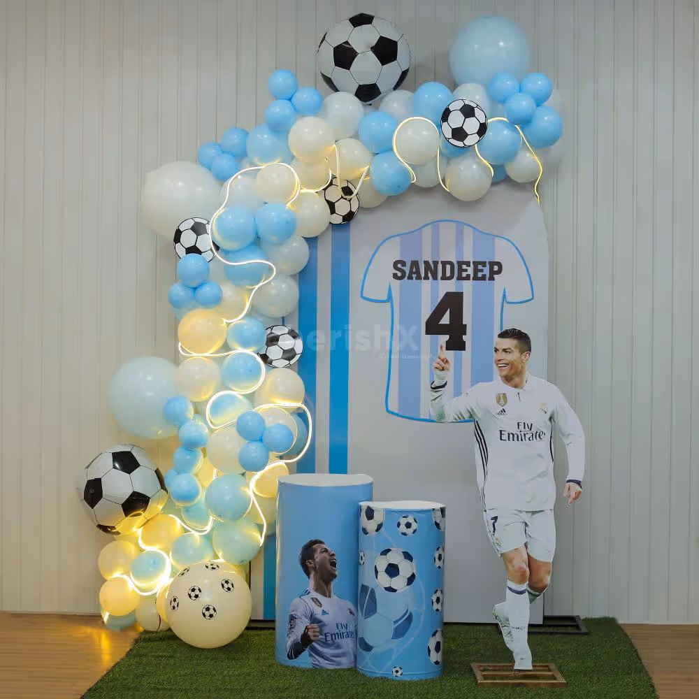 Fully Customized Football Theme Decor