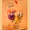 An Elegant Pastel Balloon birthday Special Bucket by CherishX!