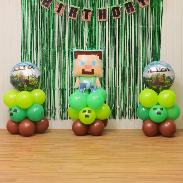 Three Pillars Of Balloons