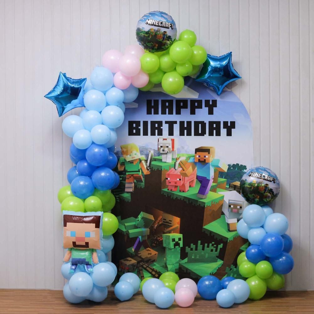 Decoration Package With Minecraft Theme