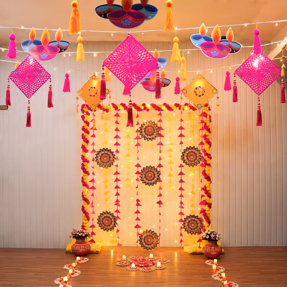 Diwali Decorations With Lights