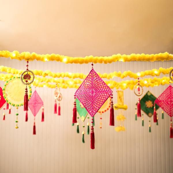 Diwali Makeover With Ceiling Decor