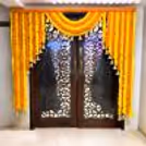Office Entrance Decor with Artificial Garlands