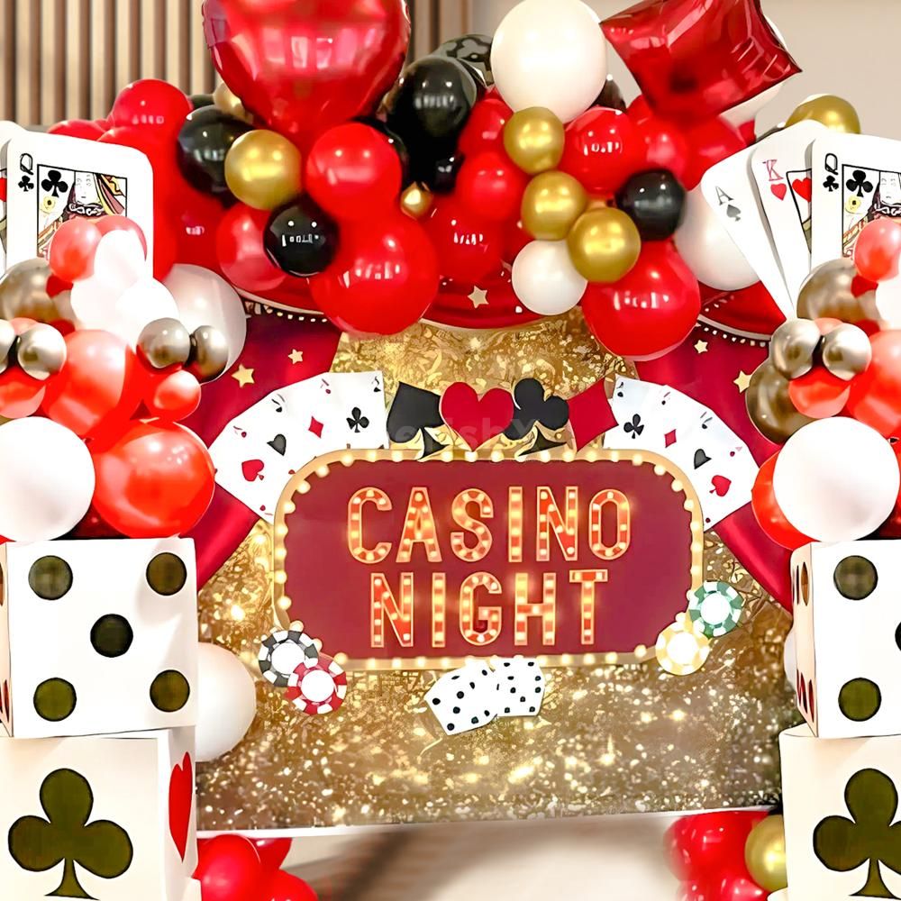 Celebrate the Casino Night with Decoration