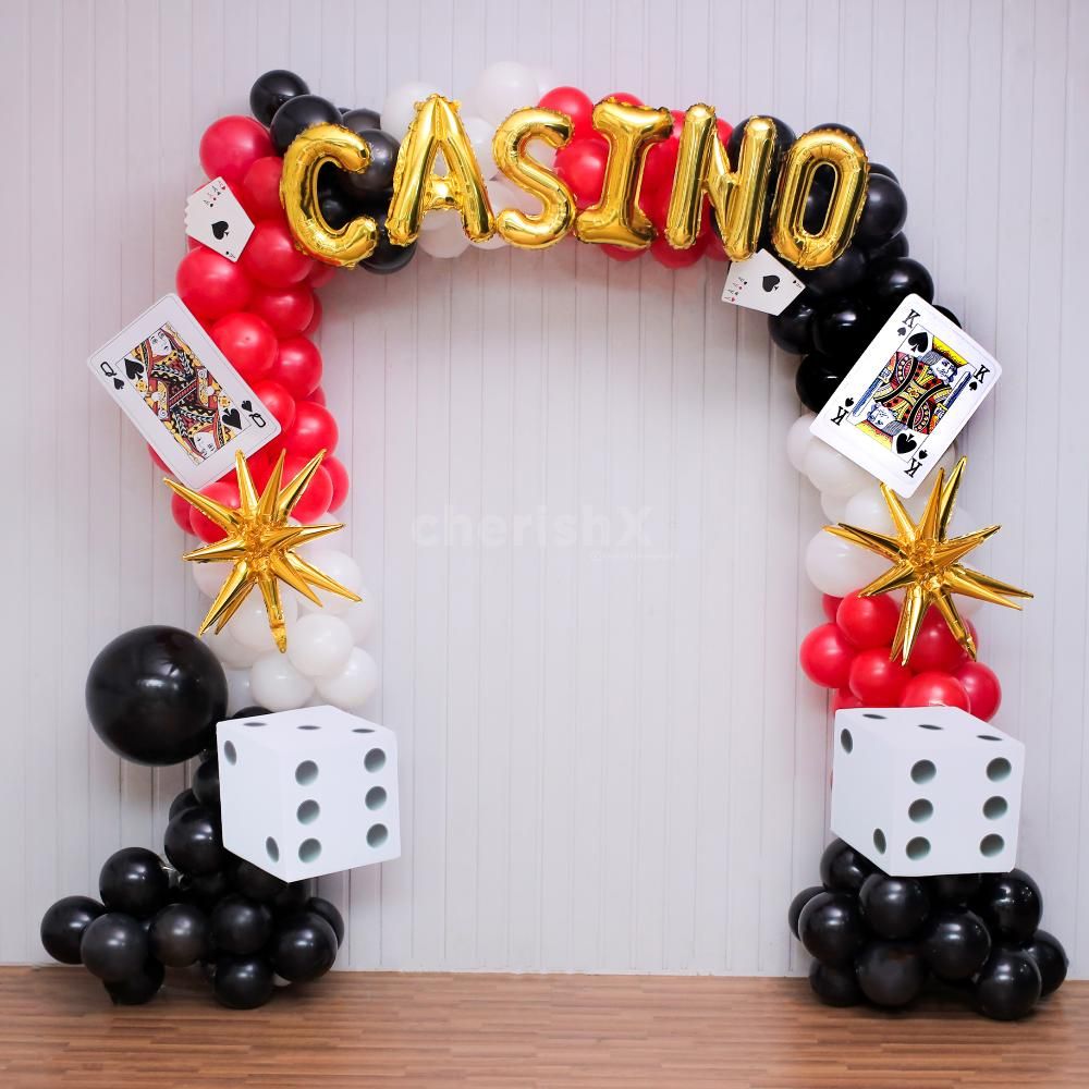 Elegant Casino Entrance Decoration