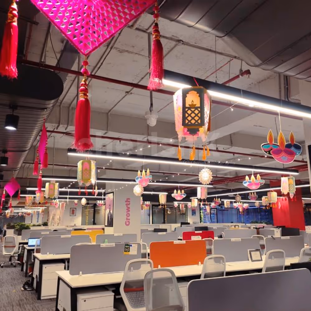 Diwali Ceiling Decor for Office