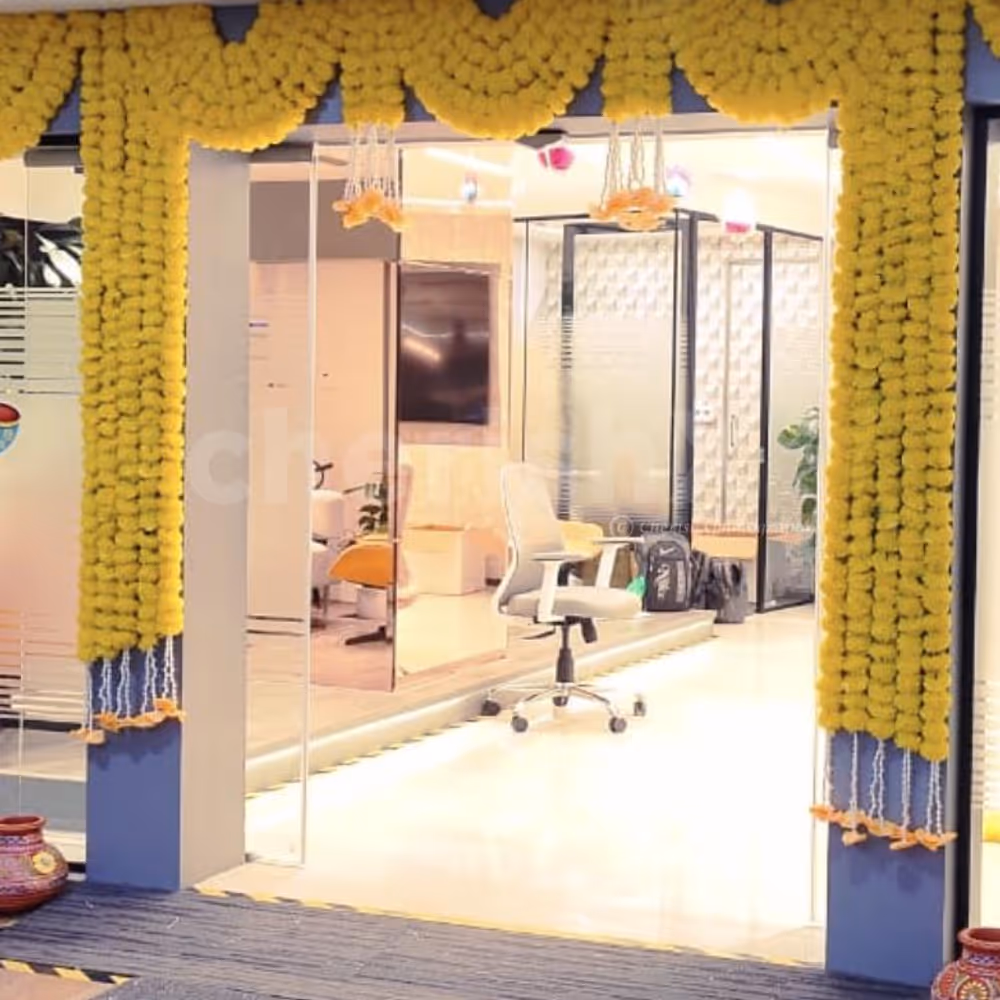 Diwali Entrance Decor for Office