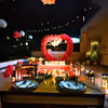 Celebrate love under the stars with this stunning terrace dining experience.