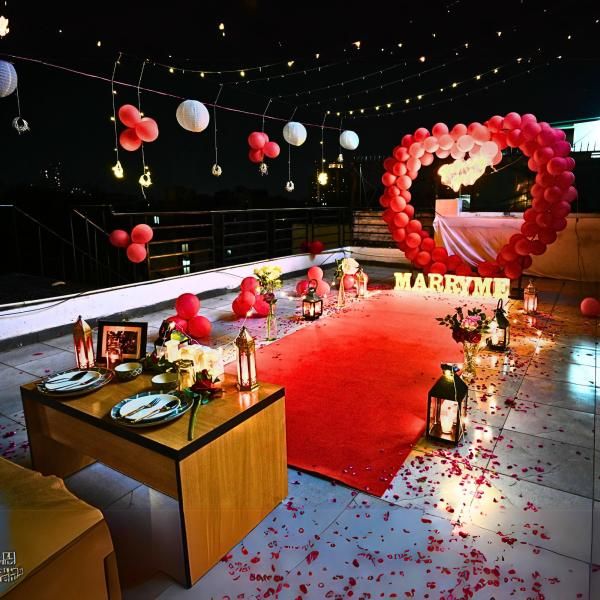 Heartfelt ambience, elegant decor, and love in the air.
